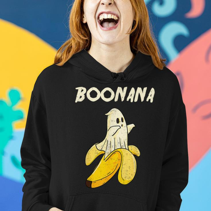 Boonana Cute Banana Ghost Halloween Banana Lover Women Hoodie Gifts for Her