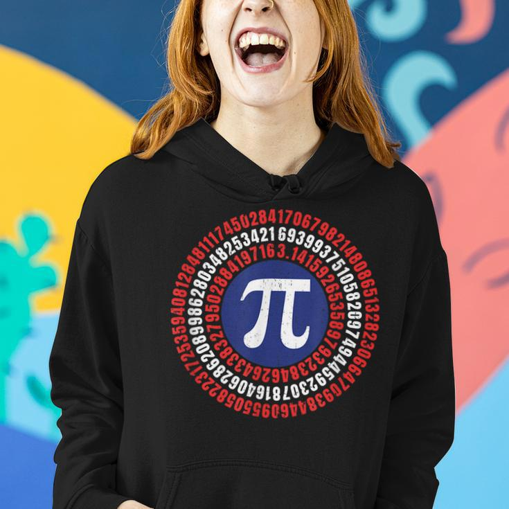 Captain Pi Cool Math Mathematics Science Teacher Women Hoodie Gifts for Her