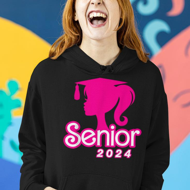 Class Of 2024 Senior Pink Seniors 2024 Girls Women Hoodie Gifts for Her