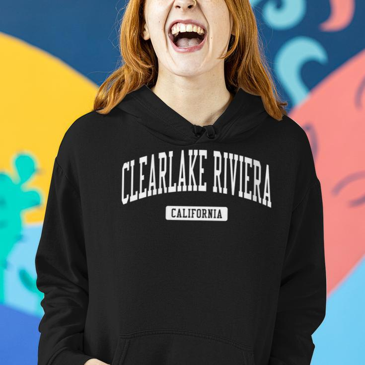 Clearlake Riviera California Ca Vintage Athletic Sports Desi Women Hoodie Gifts for Her