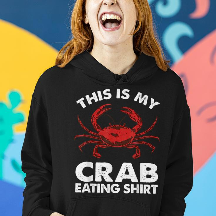 Cool Crab For Men Women Crab Eating Crab Boil Lover Crabs Women Hoodie Gifts for Her