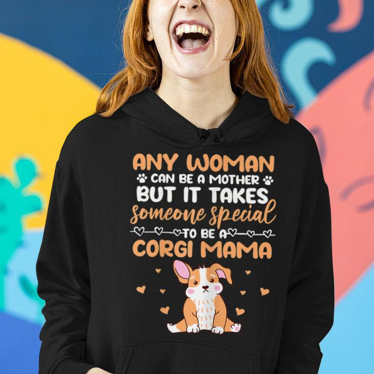 Corgi Mama Dog Mom Mother Mothers Day Kawaii Women Hoodie Gifts for Her