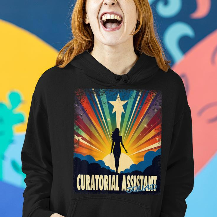 Curatorial Assistant Female Hero Job Women Women Hoodie Gifts for Her