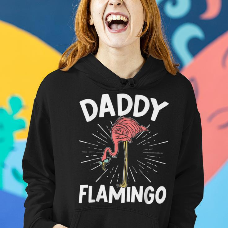 Daddy Flamingo Whisperer Best Dad Ever Pink Bird Fathers Day Funny Gifts For Dad Women Hoodie Gifts for Her