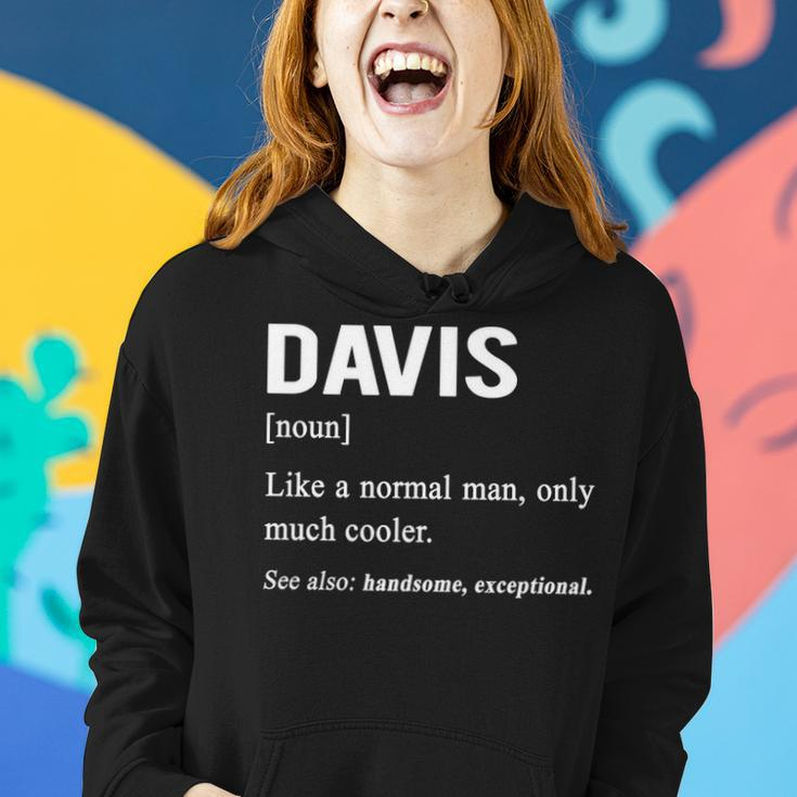 Davis Name Gift Davis Funny Definition Women Hoodie Gifts for Her