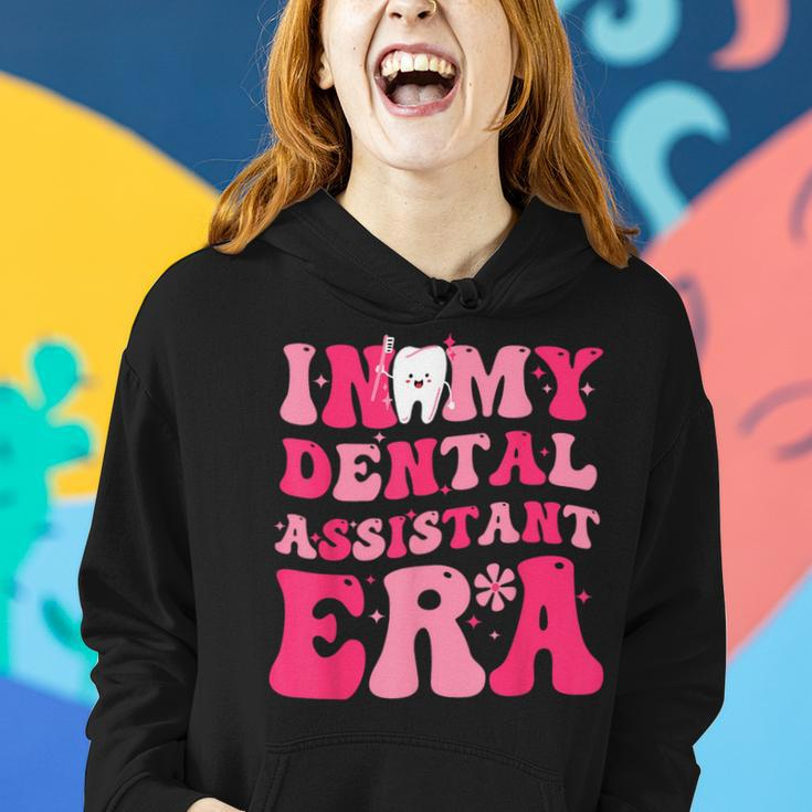 In My Dental Assistant Era Dental Assistant Groovy Women Hoodie Gifts for Her