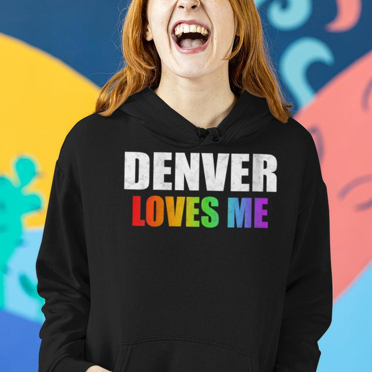 Denver Gay Pride Lgbt Rainbow Love Colorado Men Women Gifts Women Hoodie Gifts for Her