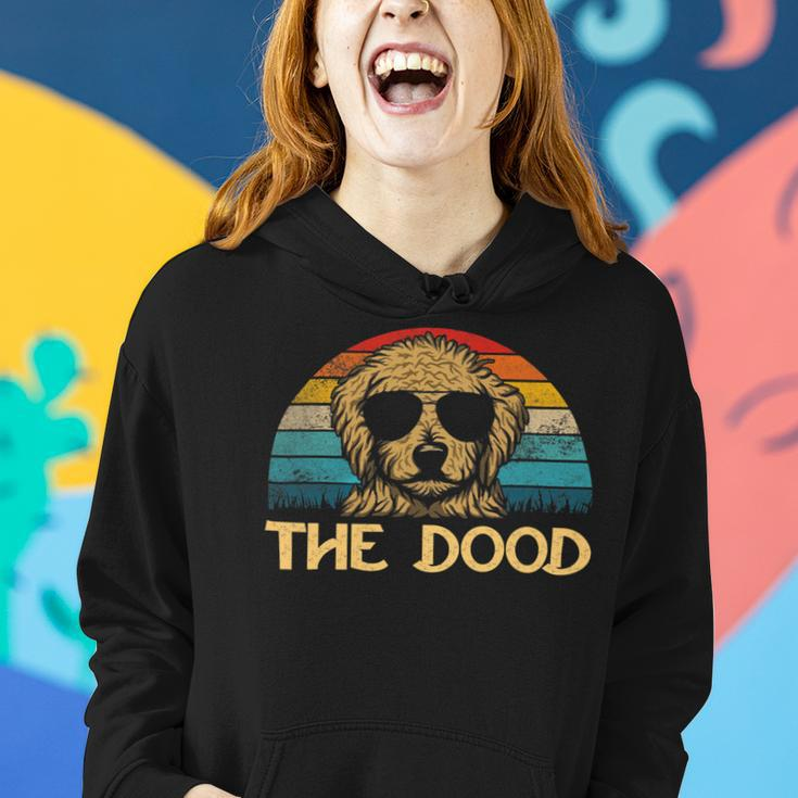 Dog Goldendoodle Retro Goldendoodle The Dood Giftss Dad Mom Kids Women Hoodie Gifts for Her