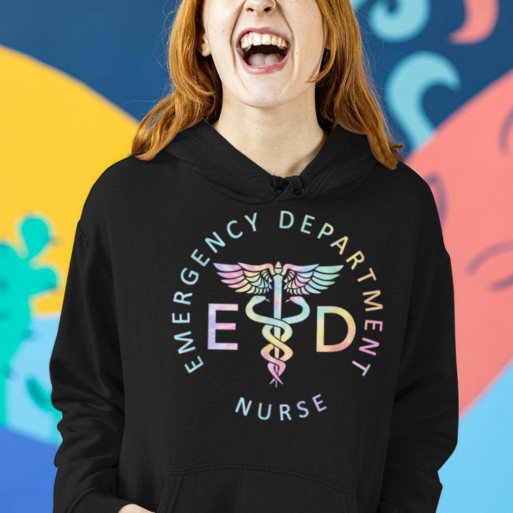 Emergency Nurse Ed Nurse Er Emergency Department Nur Tie Dye Women Hoodie Gifts for Her