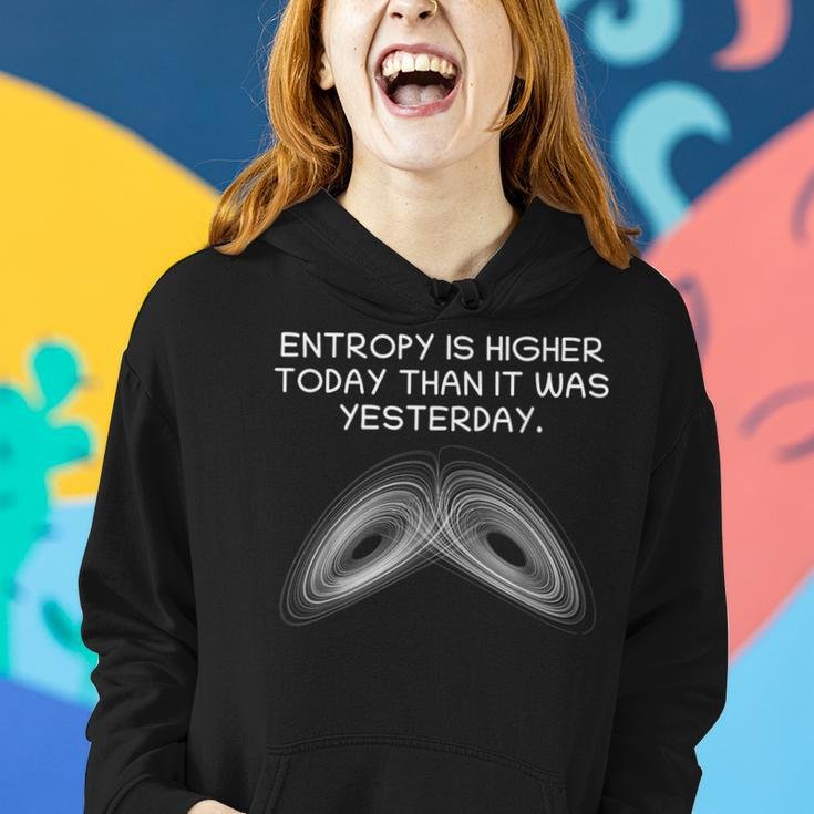 Entropy Thermodynamics Physics Teacher Student Science Women Hoodie Gifts for Her