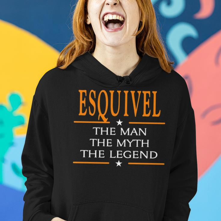 Esquivel Name Gift Esquivel The Man The Myth The Legend Women Hoodie Gifts for Her