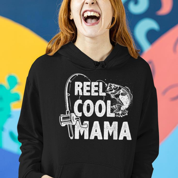 Family Lover Reel Cool Mama Fishing Fisher Fisherman Gift For Women Women Hoodie Gifts for Her