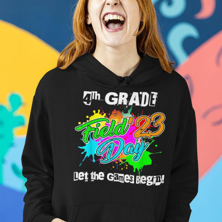 Field Day 23 Let Games Begin 4Th Grade Teachers Girls Boys Games Funny Gifts Women Hoodie Gifts for Her
