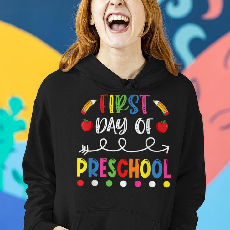 First Day Of Preschool Back To School Teacher Students Women Hoodie Gifts for Her