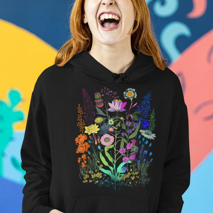 Flower Graphic For Wildflower Floral Gardening Lover Women Hoodie Gifts for Her