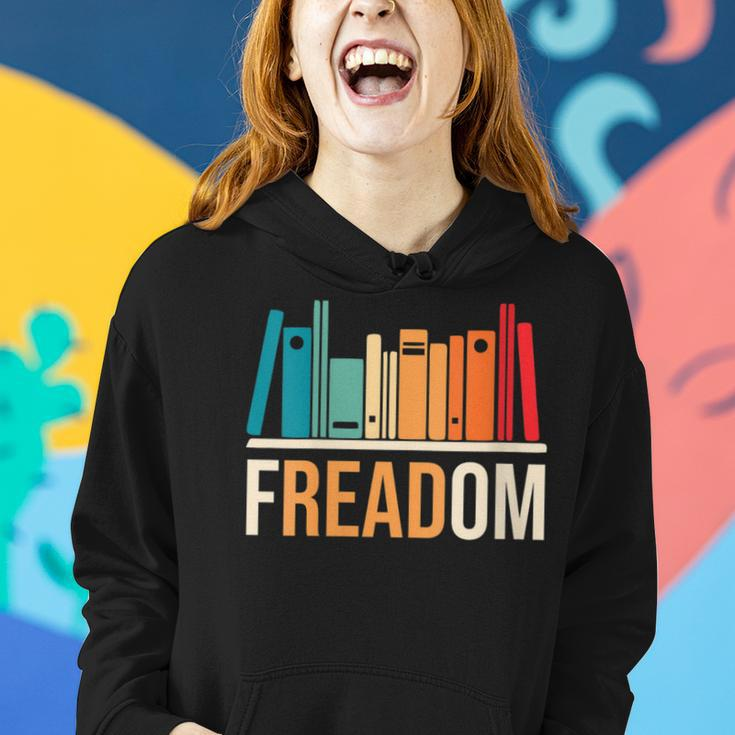 Freadom Anti Ban Books Freedom To Read Book Lover Reading Gift For Womens Women Hoodie Gifts for Her
