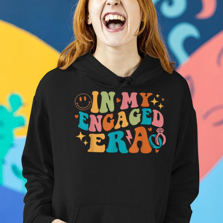 Groovy Engagement Fiance In My Engaged Era Women Hoodie Gifts for Her