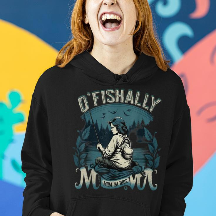 Funny Ofishally The Best Mama Fishing Rod Mommy Mothers Day Gift For Women Women Hoodie Gifts for Her