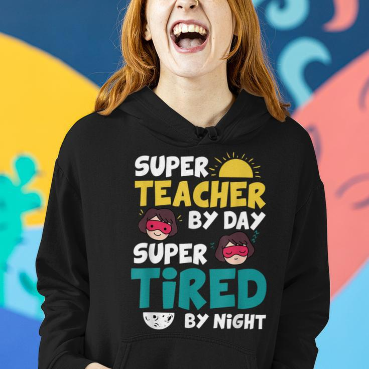 Super Hero Teacher Superheroes Women Hoodie Gifts for Her