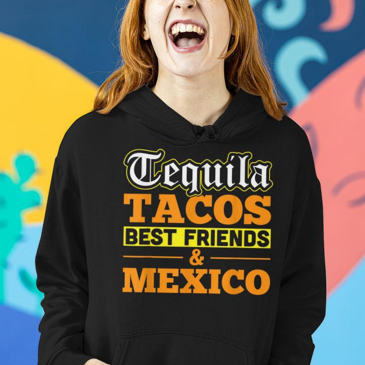Funny Taco Tequila Tacos Best Friends Mexico Alcohol Women Hoodie Gifts for Her
