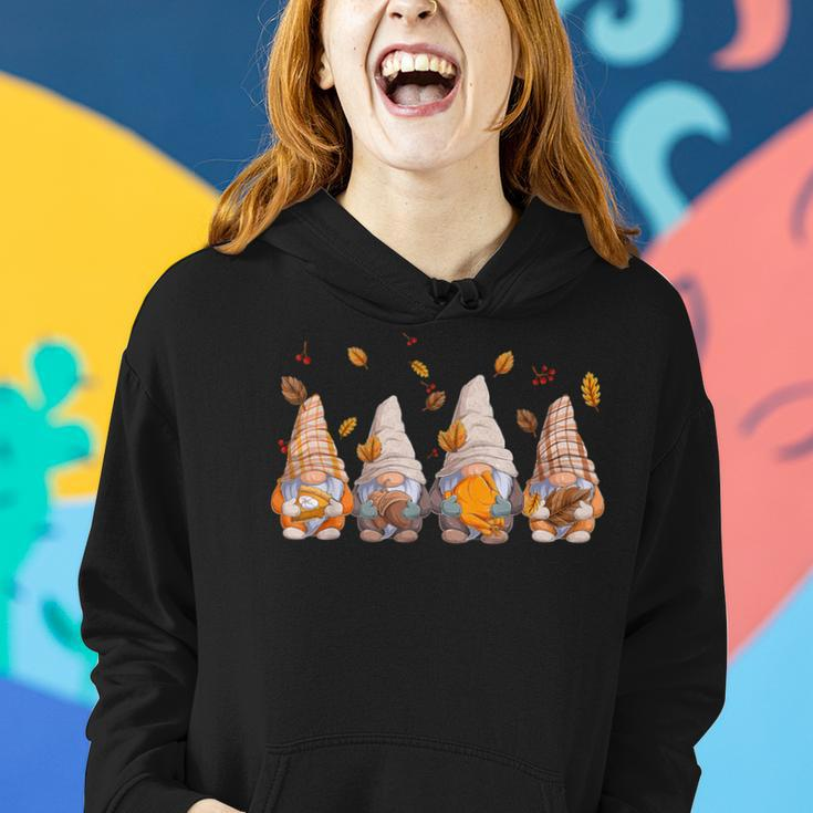 Thanksgiving For Gnome Autumn Gnomies Lover Women Hoodie Gifts for Her