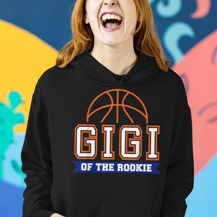 Gigi Of Rookie 1St Birthday Basketball Theme Matching Party Women Hoodie Gifts for Her