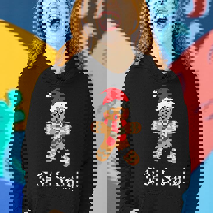 Gingerbread Cute Christmas Oh Snap Women Hoodie Gifts for Her