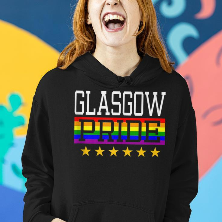 Glasgow Pride Gay Lesbian Queer Lgbt Rainbow Flag Scotland Women Hoodie Gifts for Her