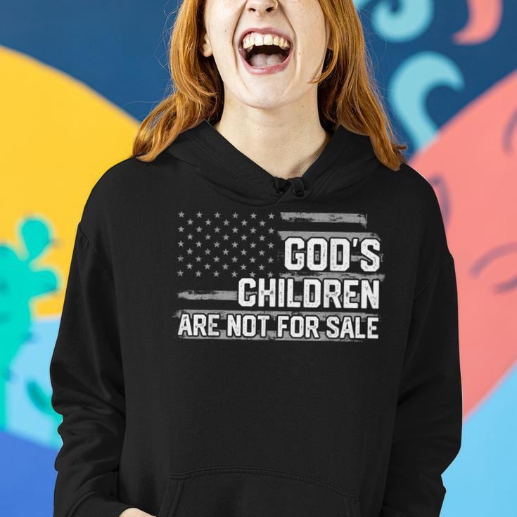 Gods Children Are Not For Sale Funny Quote Gods Children Women Hoodie Gifts for Her