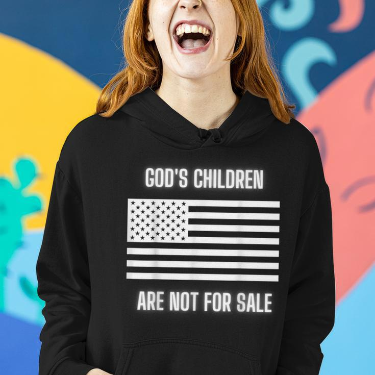 Gods Children Are Not For Sale Political Political Funny Gifts Women Hoodie Gifts for Her