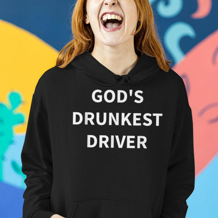 Gods Drunkest Driver Women Hoodie Gifts for Her