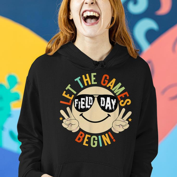 Groovy Field Day Games Funny Field Day Squad Teachers Kids Women Hoodie Gifts for Her