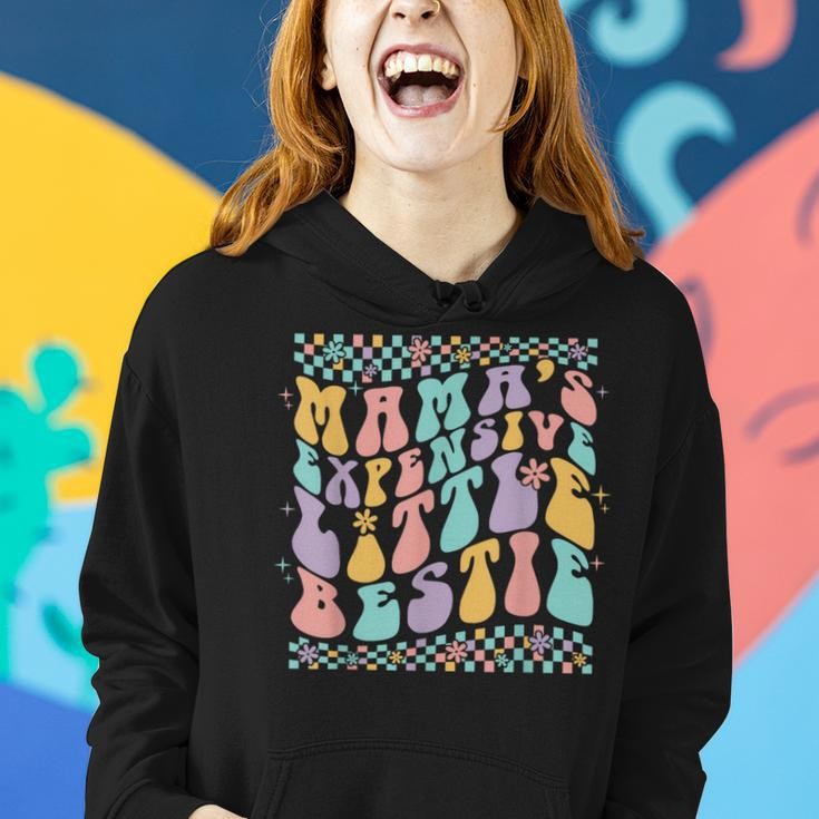 Groovy Mamas Expensive Little Bestie Funny Mothers Day Women Hoodie Gifts for Her