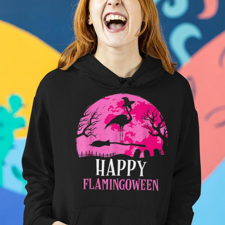 Halloween Flamingo Witch Happy Flamingoween Costume Women Hoodie Gifts for Her