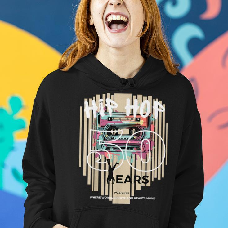 Hip Hop 50 Years Anniversary Celebrating Evolution Legacy Women Hoodie Gifts for Her