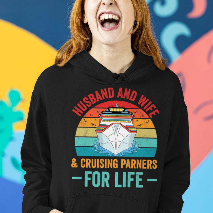Husband And Wife Cruise Partners For Life Cruising Funny Women Hoodie Gifts for Her