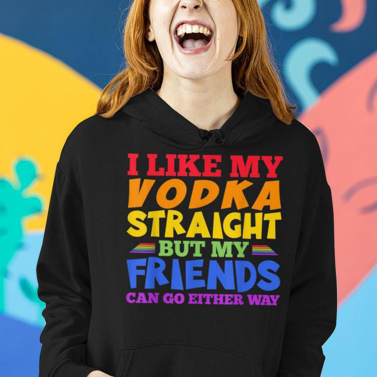 I Like My Vodka Straight Lgbtq Pride Month Women Hoodie Gifts for Her