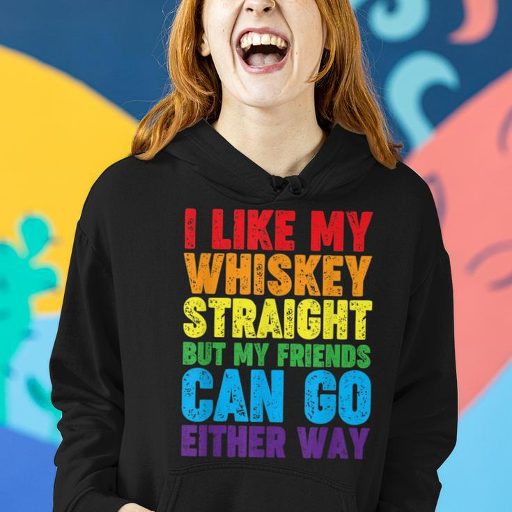 I Like My Whiskey Straight Lesbian Gay Lgbt Love Pride Women Hoodie Gifts for Her