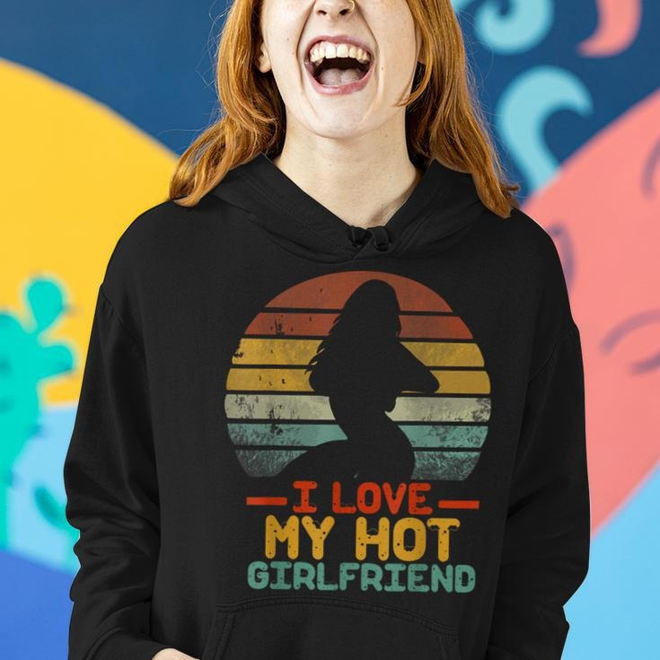 I Love My Hot Girlfriend Gf I Heart My Hot Girlfriend Women Hoodie Gifts for Her