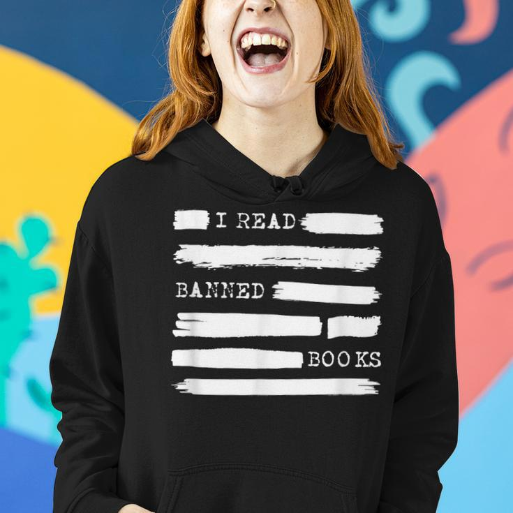 I Read Banned Books 2023 Librarian Teacher Appreciation Gift Women Hoodie Gifts for Her