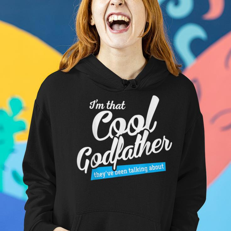Im That Cool Godfather Dad Grandpa Fathers Day Women Hoodie Gifts for Her