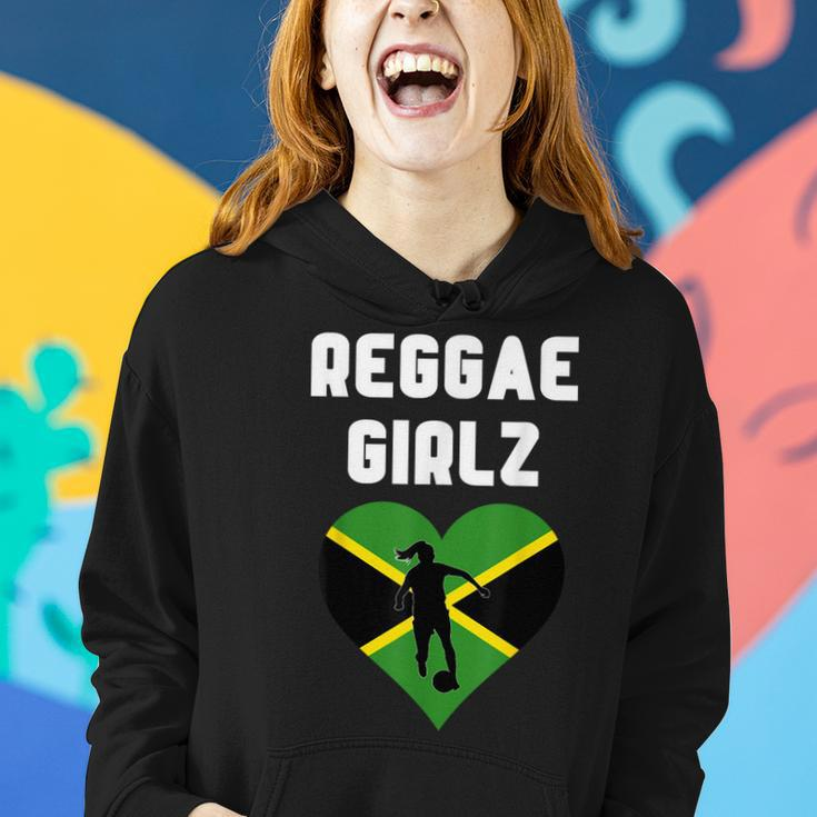 Jamaica Flag Women Football Player Women Hoodie Gifts for Her