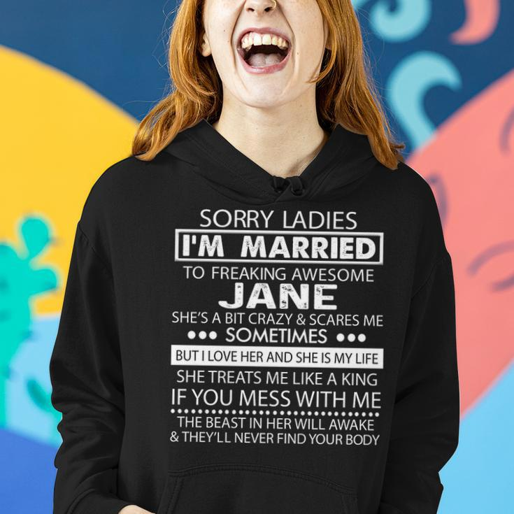 Jane Name Gift Im Married To Freaking Awesome Jane Women Hoodie Gifts for Her