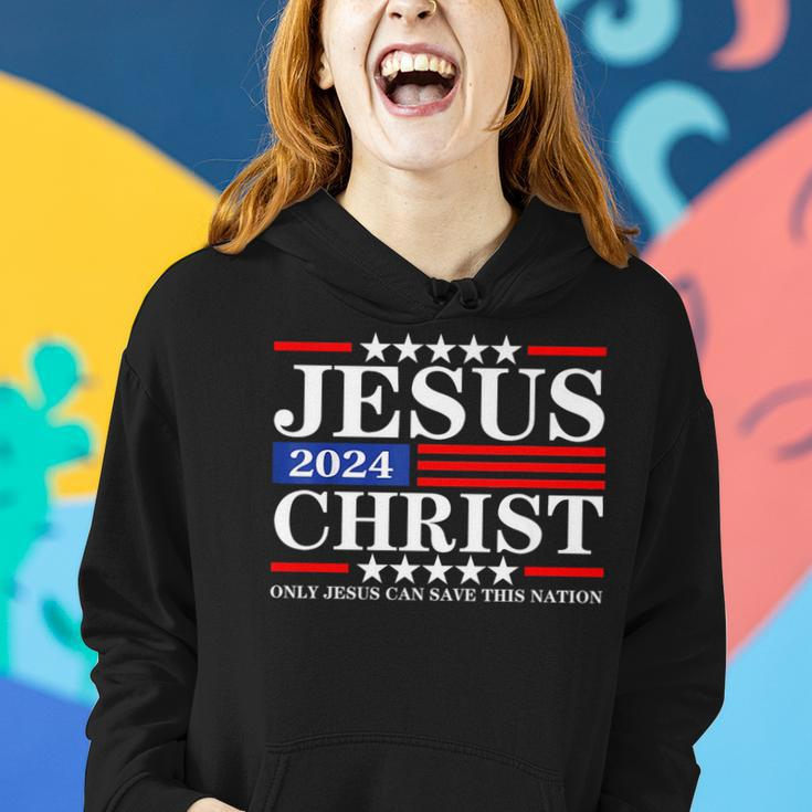 Jesus Christ 2024 Only Jesus Can Save This Nation Men Women Women Hoodie Gifts for Her