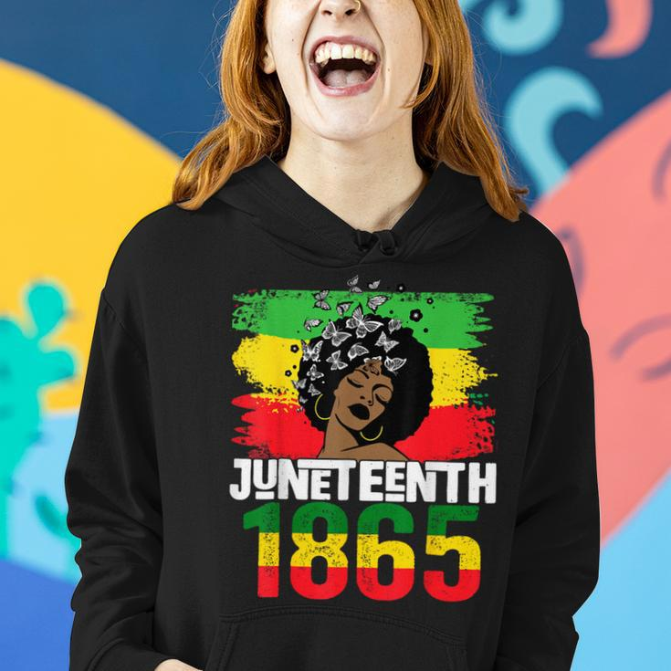 Junenth Is My Independence Day Black Women Black Pride Women Hoodie Gifts for Her