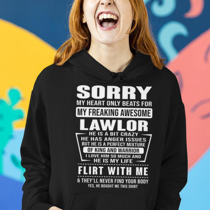 Lawlor Name Gift Sorry My Heartly Beats For Lawlor Women Hoodie Gifts for Her