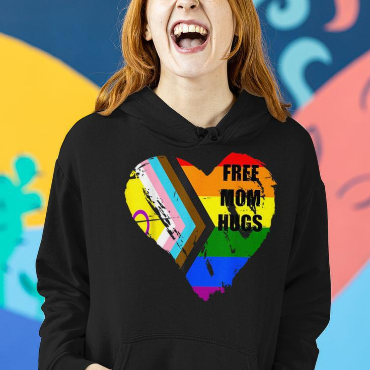 Lgbtqi Flag Free Mom Hugs Women Hoodie Gifts for Her