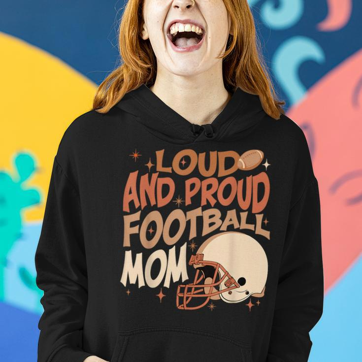 Loud & Proud Football Mom Game Day Sport Lover Women Hoodie Gifts for Her