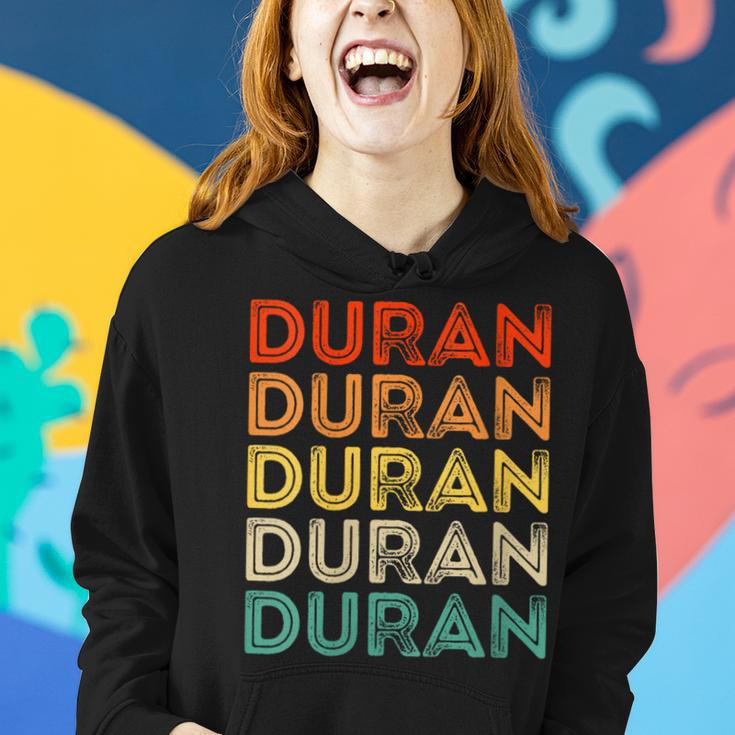 Love Heart Duran Vintage Style Black Duran Women Hoodie Gifts for Her