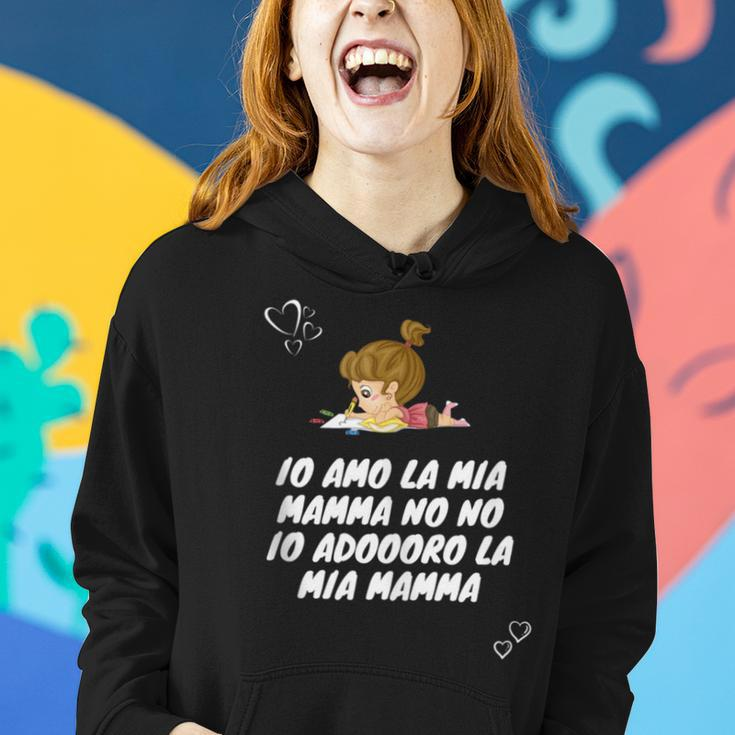 I Love My Mom No I Love My Mom For Raga Women Hoodie Gifts for Her